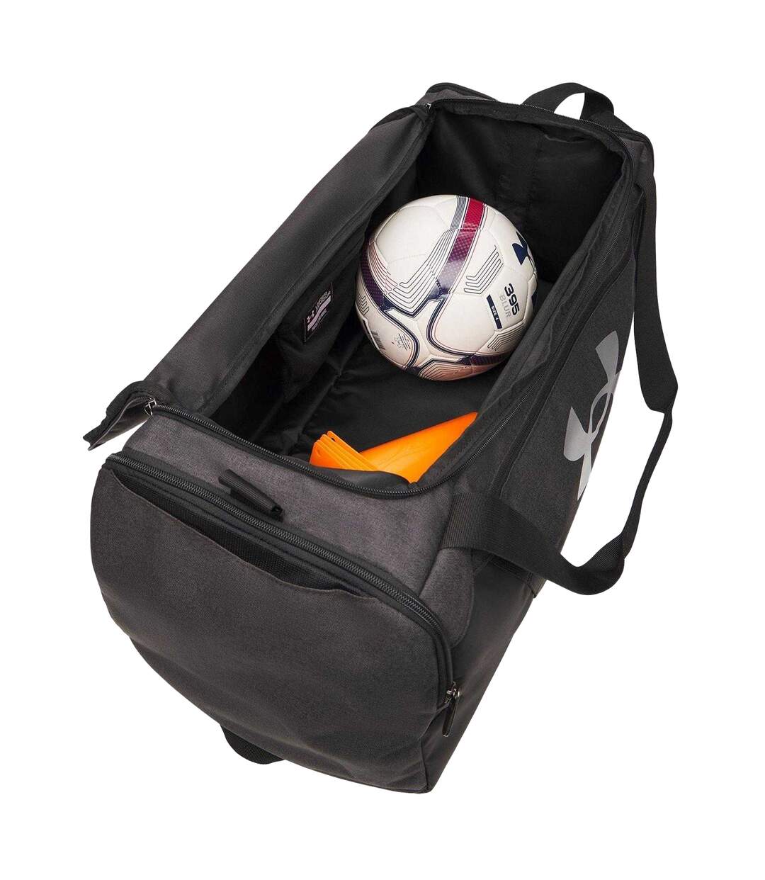 Sac De Sport/voyage Undeniable 5.0 M Gris Chiné Noir Argenté Under Armour-4