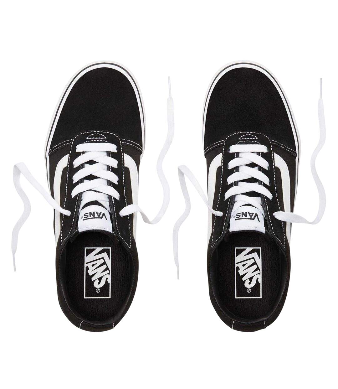 Baskets Ward Femme Noir Blanc Vans-3
