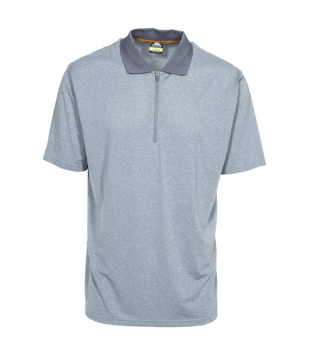 Maraba polo homme gris carbone chiné Trespass-1