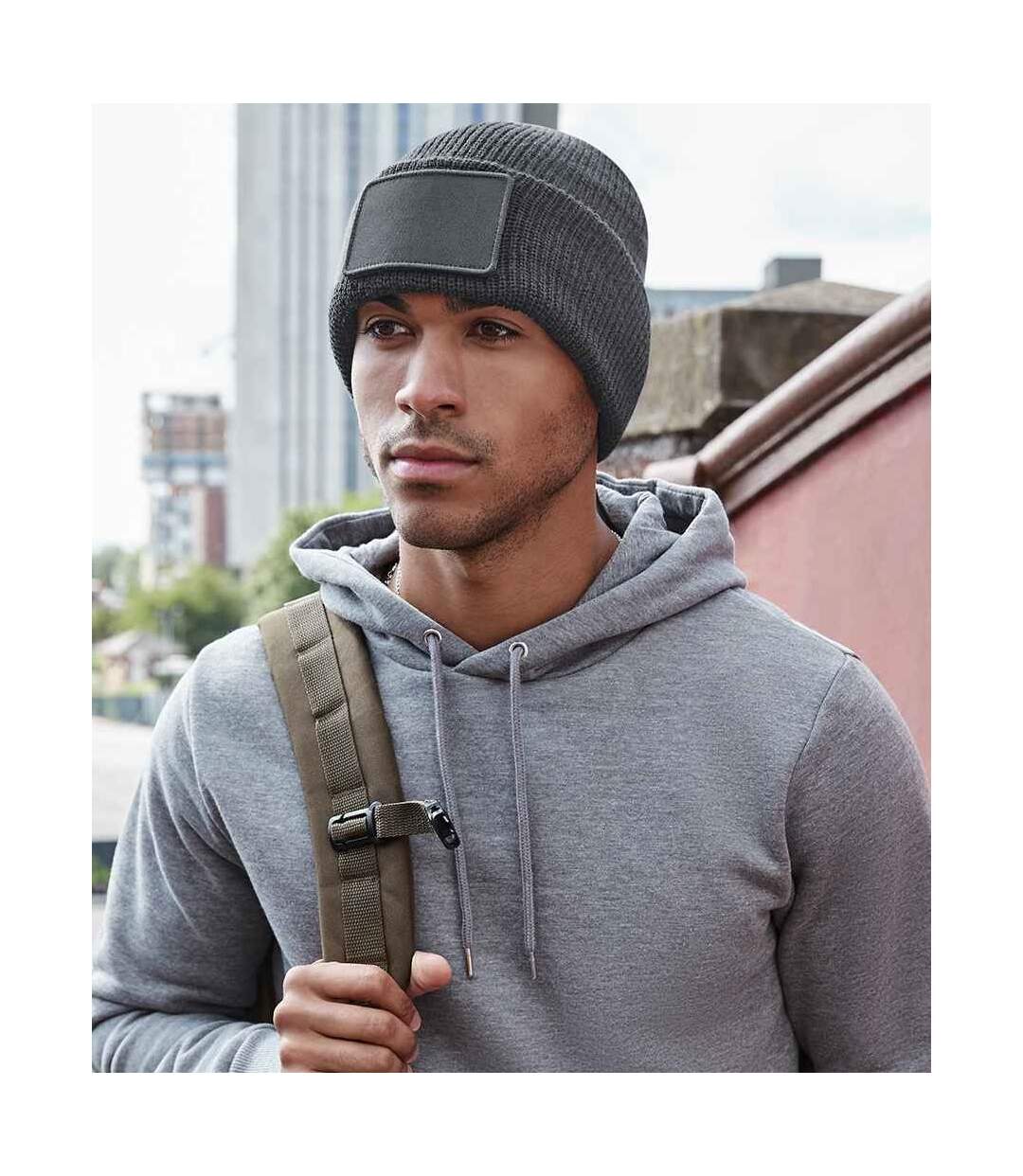 Beanie graphite grey Beechfield-2