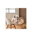 Nappe Ronde Antitache Imprimé Faya 180cm Naturel-4