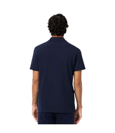 Polo Motif/style Blocs De Couleurs Homme Bleu Marine Lacoste