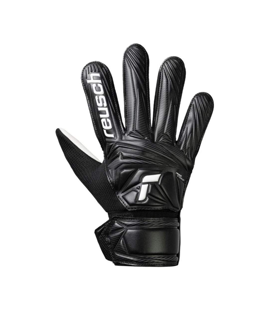 Gants De Gardien De But Attrakt Starter Solid Enfant Noir Reusch-1