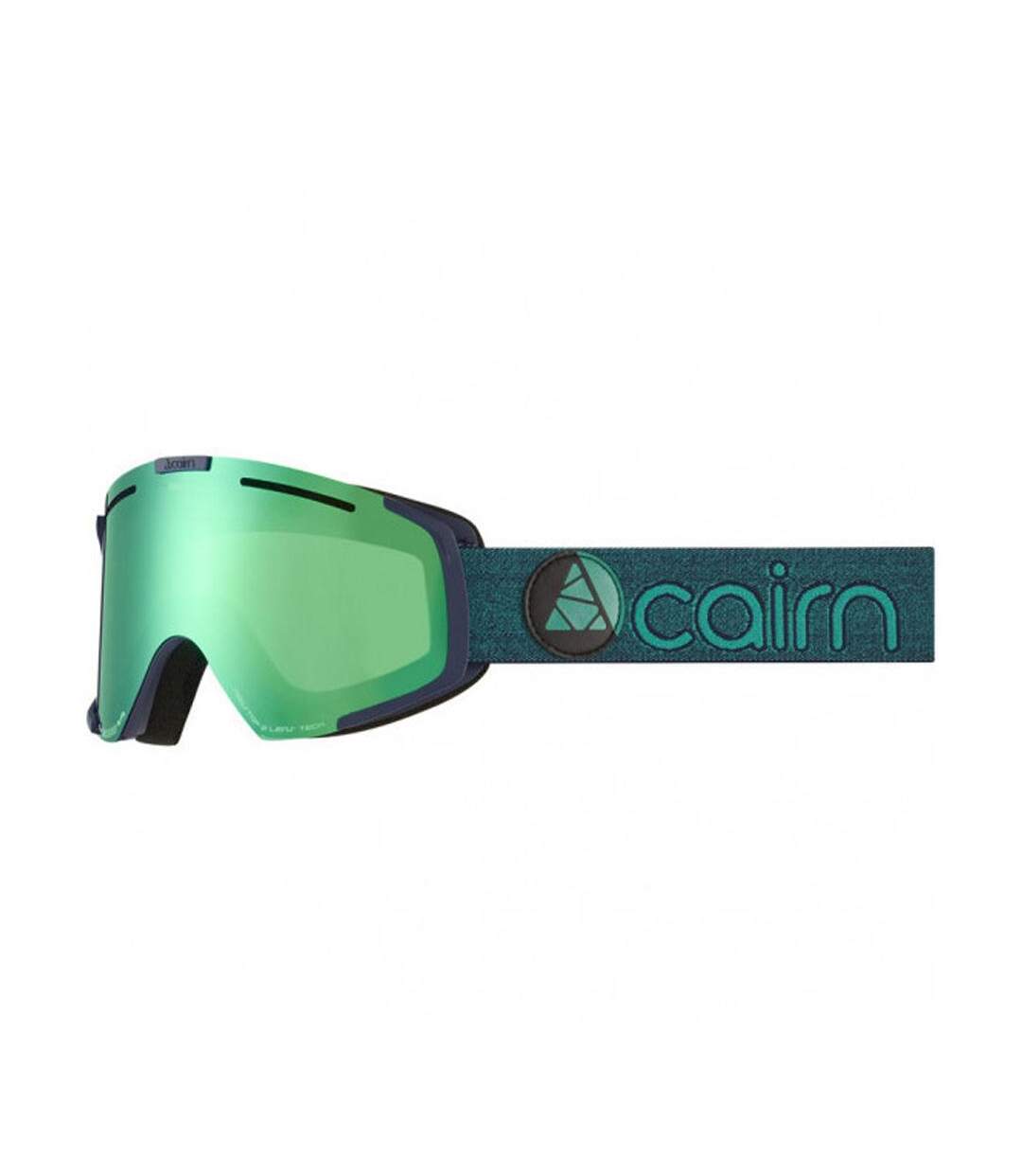 Masque de ski vert mixte cairn genesis midnight-1