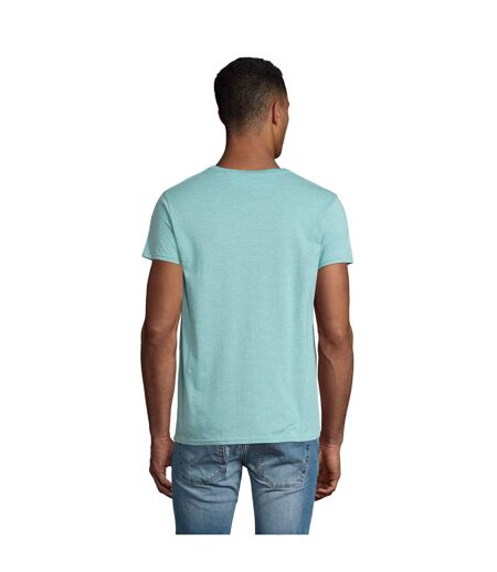 T-shirt Crusader Homme Vert Clair Chiné SOLS