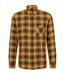 Mens Ermann Regular Long-sleeved Button-down Shirt Mid Yellow Hugo-2