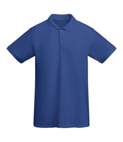 Mens prince short-sleeved polo shirt royal blue Roly