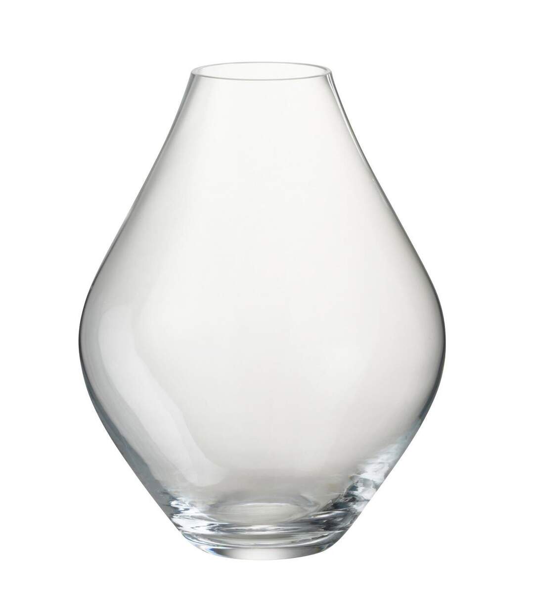 Vase Design en Verre Cleo 28cm Transparent-1