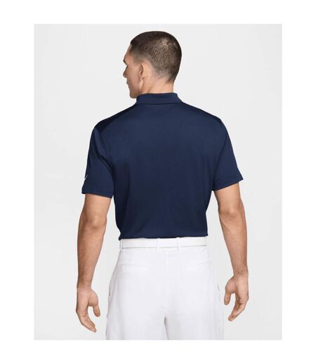 Mens Victory Dri-fit Polo Shirt Obsidian Black White Nike