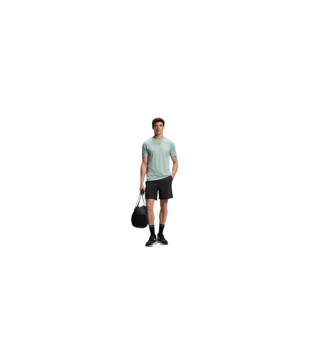 Mens Activemove2 Water Repellent Running Shorts Black Boss-1