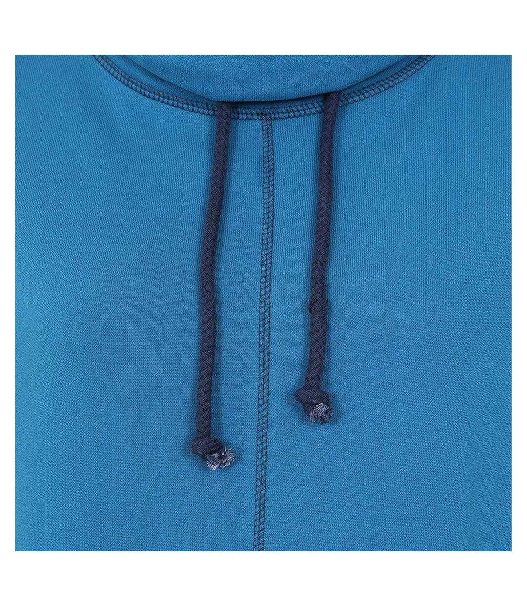 Sweat Femme Bleu Sarcelle Bleu Sarcelle Lazy Jacks-3