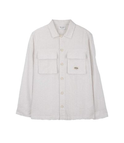 Chemise ecru homme teddy smith justo - l