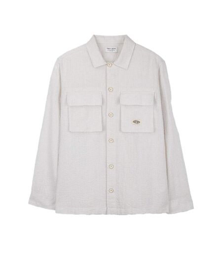 Chemise ecru homme teddy smith justo - l
