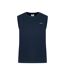 Mens Logo Cotton Vest Top Dark Navy Slazenger-1