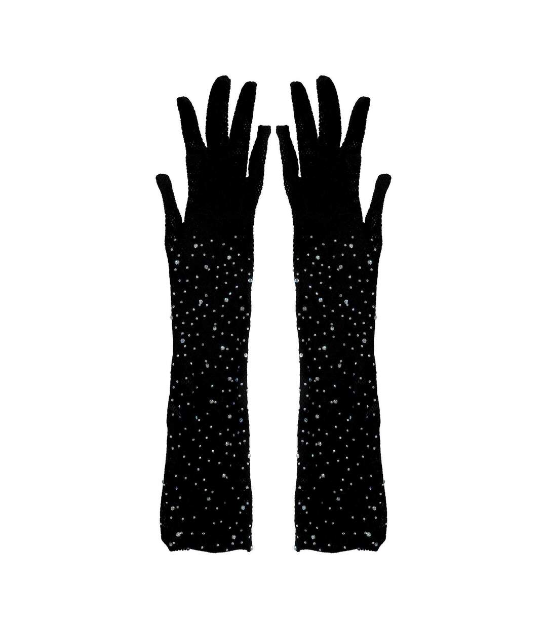 Gants Motif/style Strass Femme Noir Fiestas Guirca-2