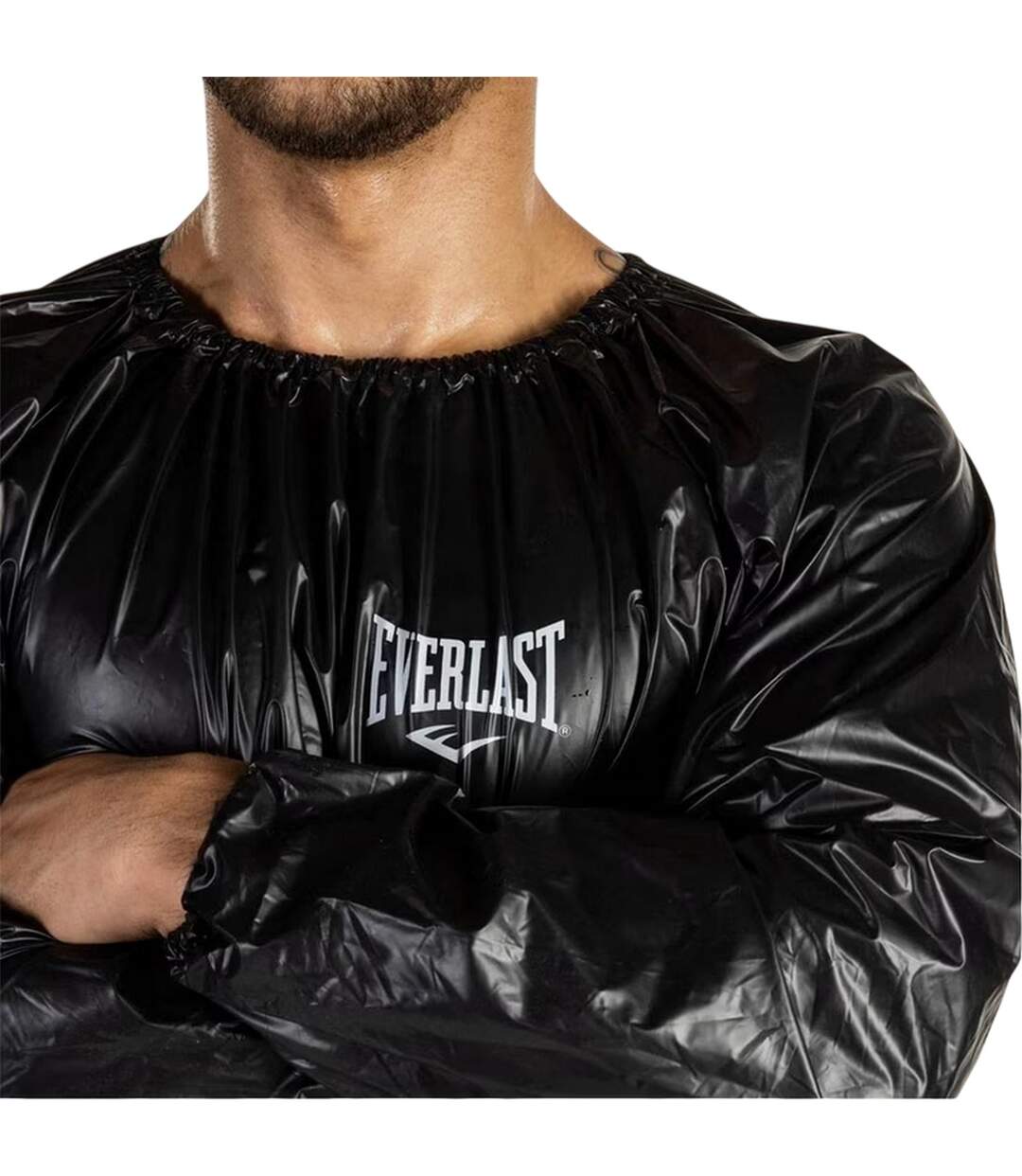 Mens Vinyl Suit Black Everlast-2
