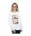 Disney Sweat Femme/Ladies Tinkerbell Squares (Blanc) - UTBI40898-2