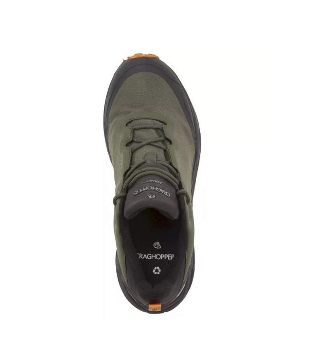 Mens Adflex Shoes Mid Khaki Black Craghoppers-3