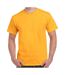 Mens heavy cotton t-shirt gold Gildan