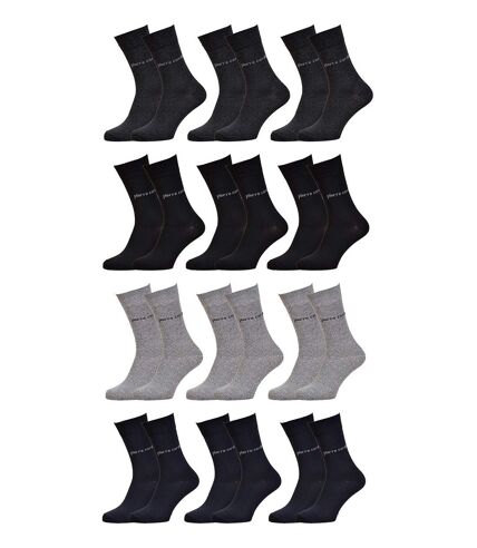 Lot de 18 paires de chaussettes Pierre Cardin 43-46 mixte lavables  chaussettes pour hommes coton Mixte - Cdiscount Prêt-à-Porter