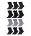 Chaussettes homme PIERRE CARDIN Urbain, Confort en Coton -Assortiment modèles photos selon arrivages- Pack de 12 Paires unies Surprise Pierre Cardin