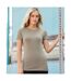 Skinni Fit Womens/Ladies Feel Good Stretch Short Sleeve T-Shirt (Heather Grey) - UTRW4422