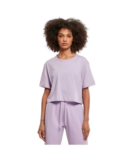 T-shirts Femme Lilas Jaune Pâle Urban Classics