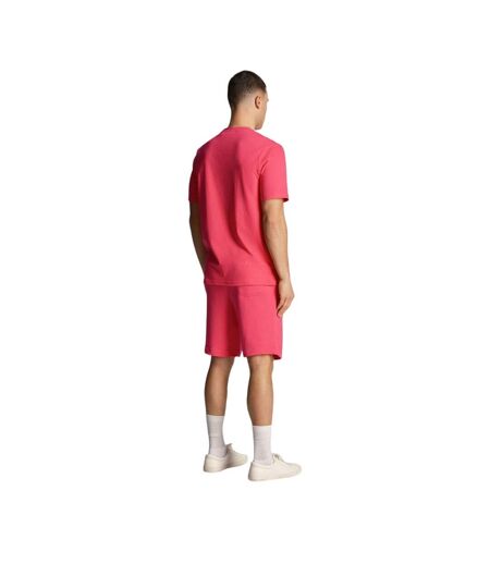 Mens Casual Shorts Pink Lyle & Scott