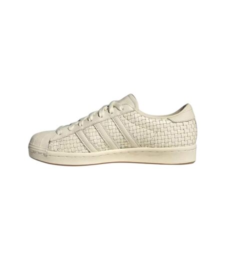 Mens Superstar V Woven Trainers Cream Adidas