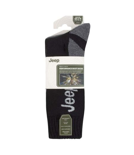 3 Pack Mens Walking Boot Socks | Performance Outdoor Socks for Hiking