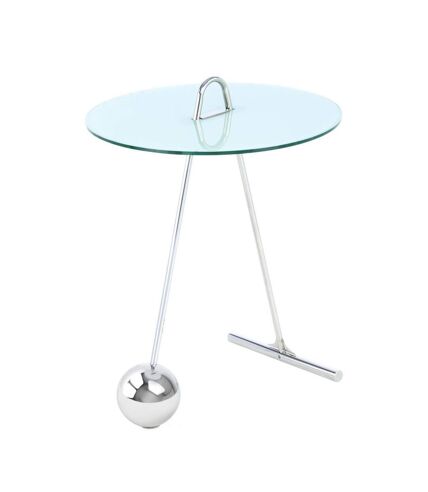 Table basse fait main en acier motif contemporain ELI