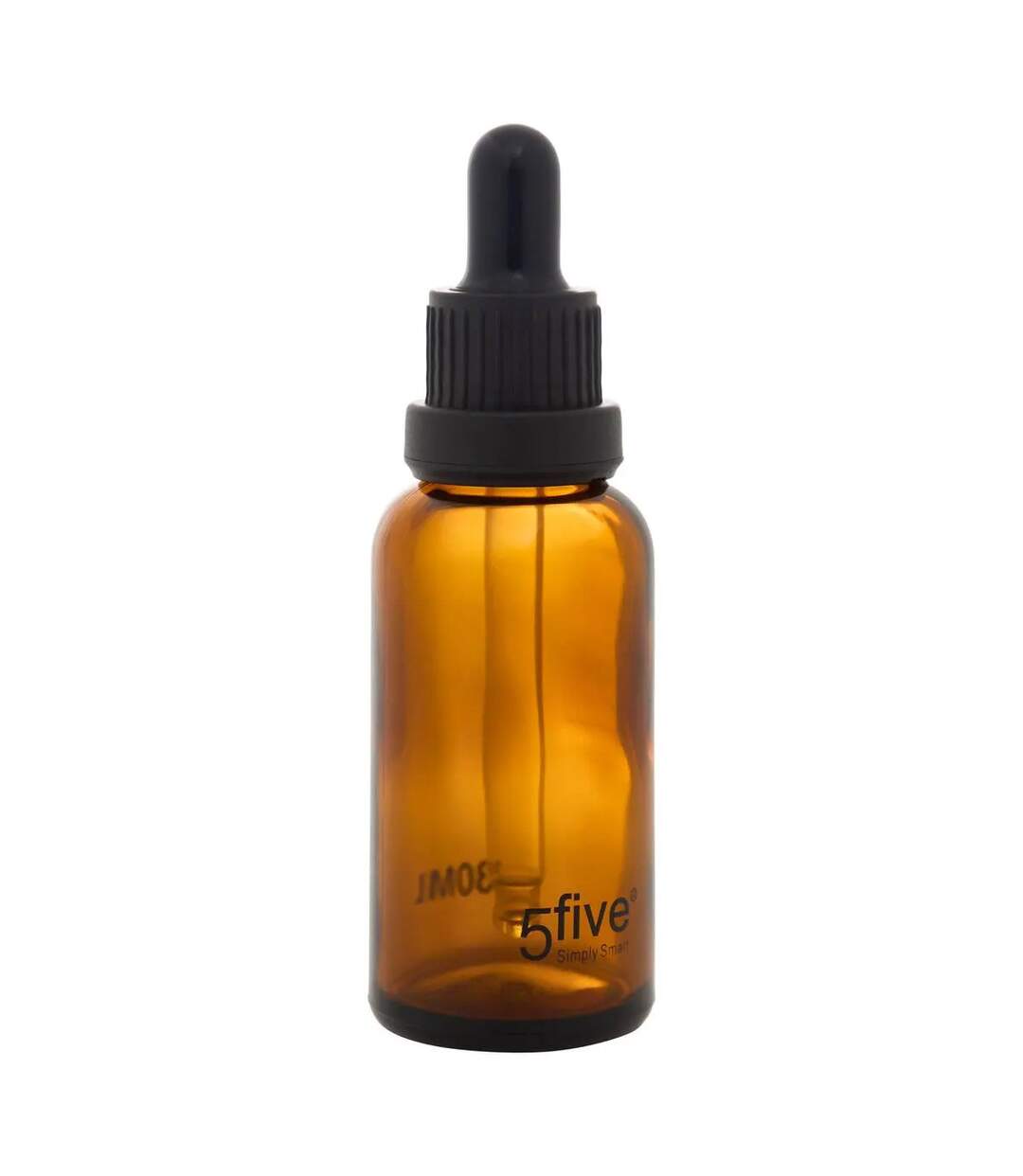 Flacon Avec Pipette en Verre Teinté 30ml Marron-1