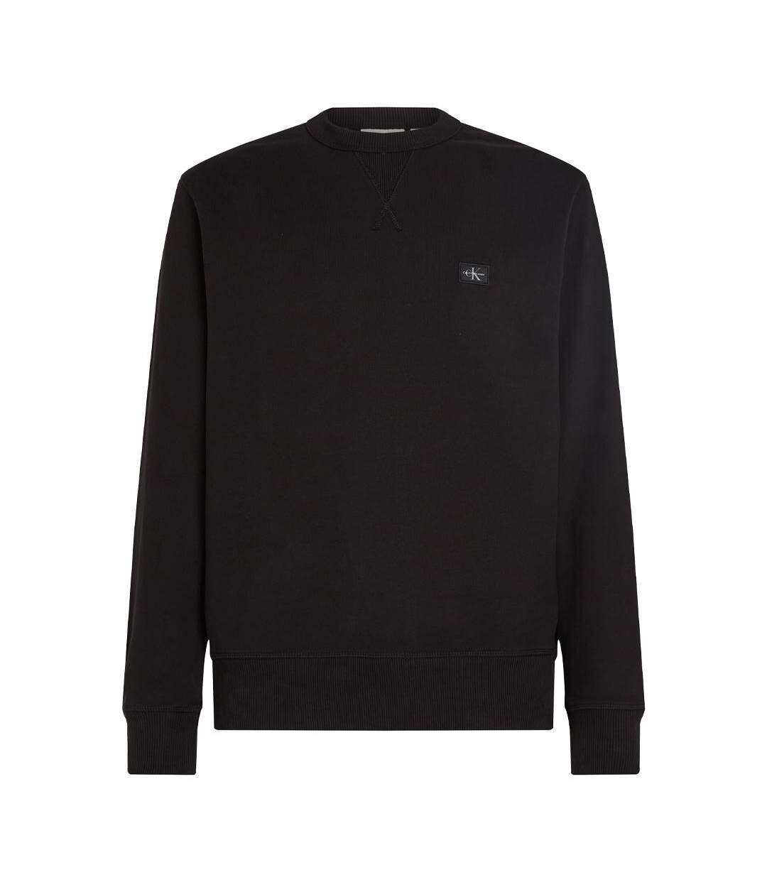 Sweat noir homme calvin klein jeans woven - l-2