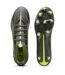 Mens Ultra 5 Match Firm Ground Football Boots Silver Yellow Puma-3