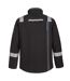 Portwest Mens WX3 Flame Resistant Soft Shell Jacket (Black) - UTPW1494
