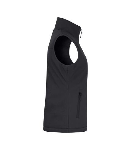 Clique Womens/Ladies Softshell Panels Vest (Black)