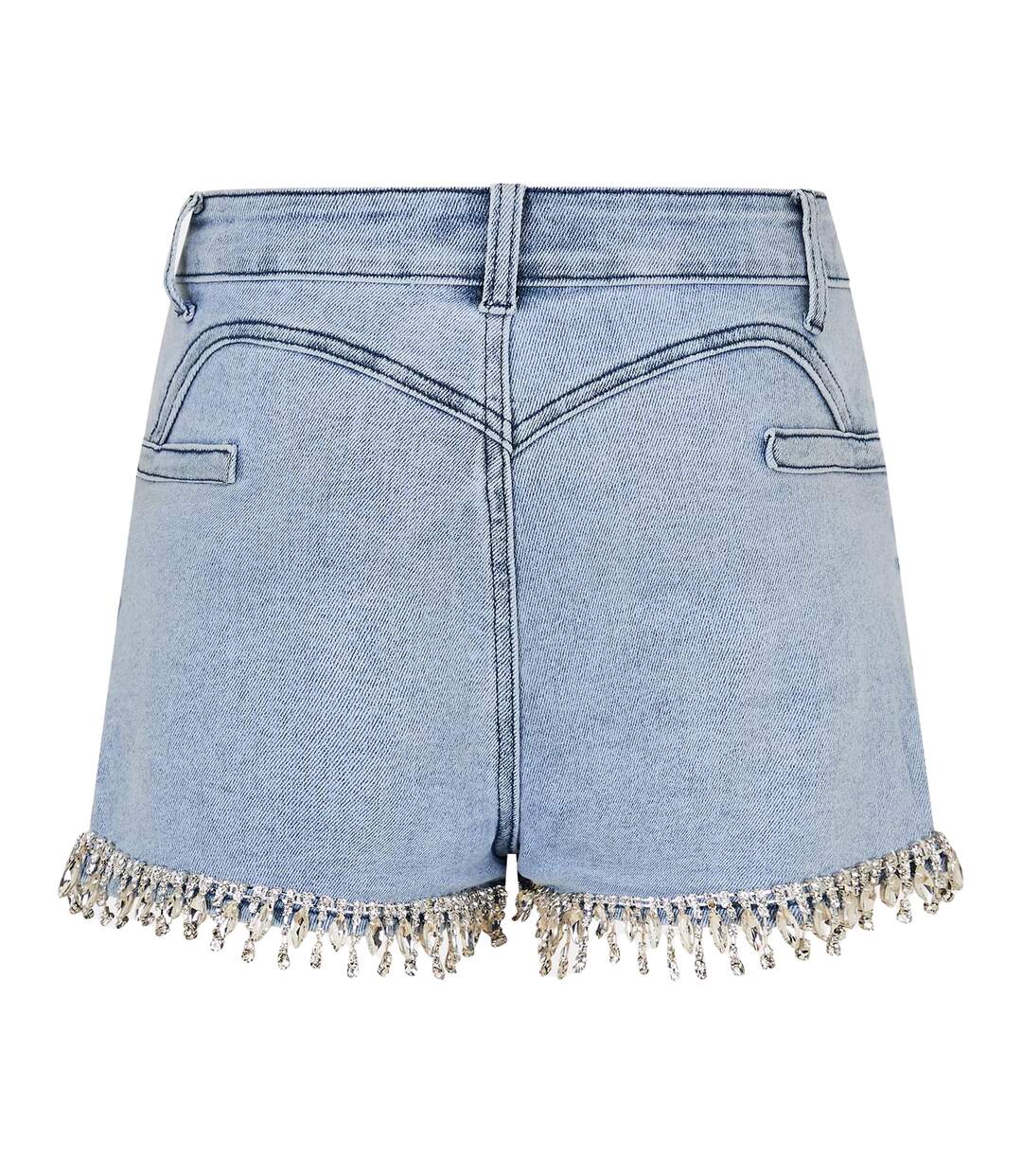 Short En Jean Femme Bleu AmyLynn-2