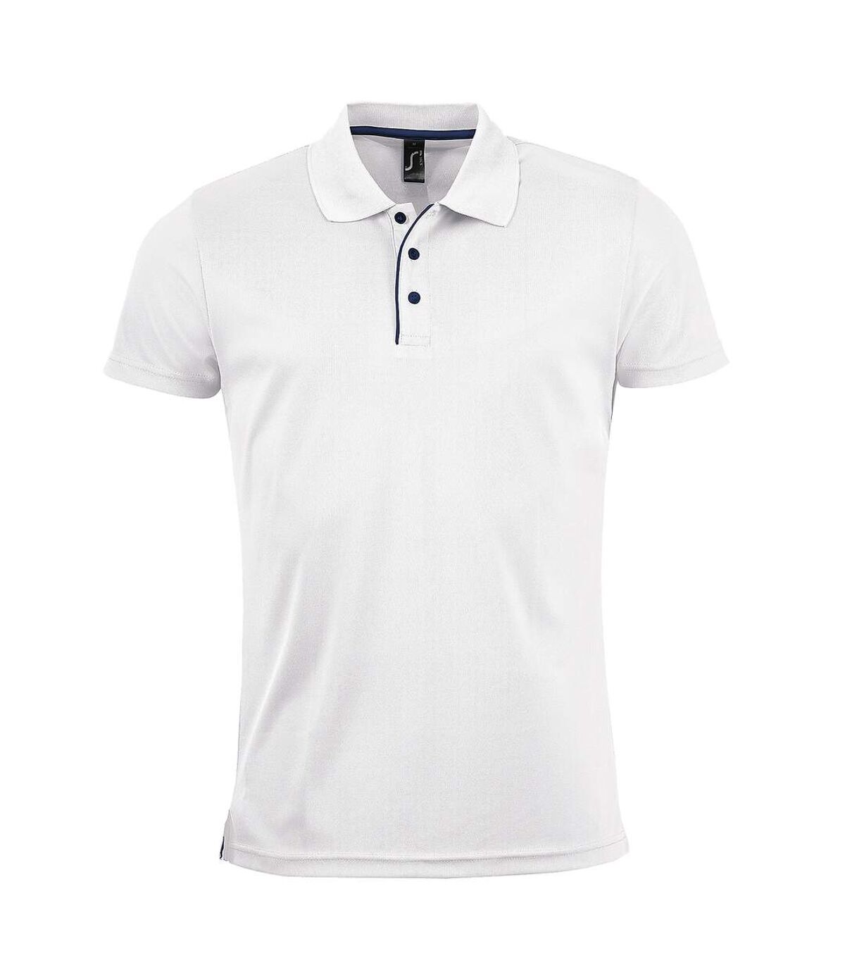 SOLS Mens Performer Short Sleeve Pique Polo Shirt (White)