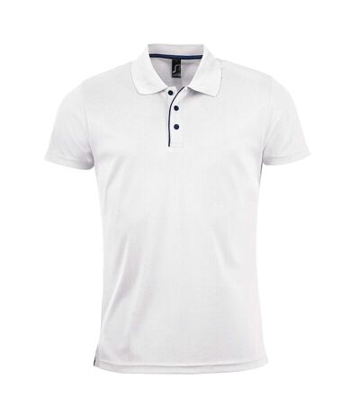 Polo sport homme blanc SOLS