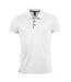 Polo sport homme blanc SOLS-1