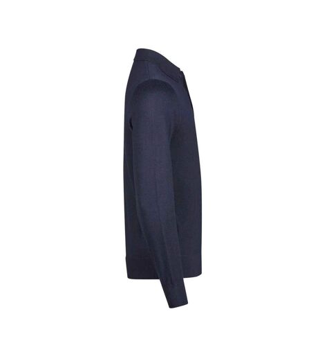 Polo Manches Longues Homme Bleu Marine Tee Jays