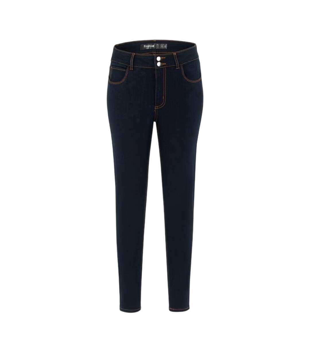 Womens/ladies Cotton Skinny Jeans Night Blue Firetrap-1