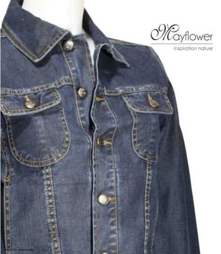 MAYFLOWER PF360 – Blouson en jean léger pour femme : la liberté de mouvement absolue