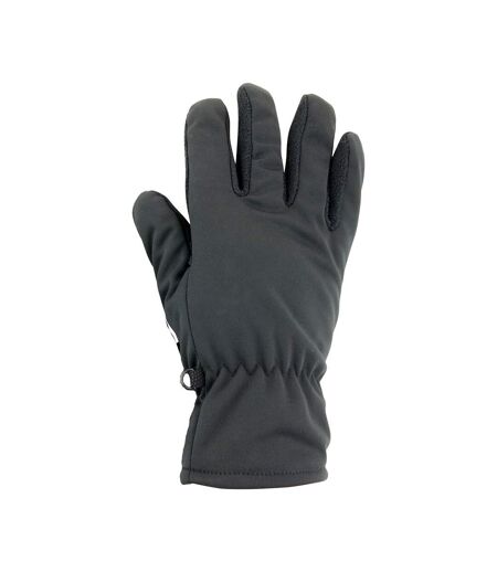 Result Winter Essentials Unisex Adult Softshell Thermal Gloves (Black) (S, M)