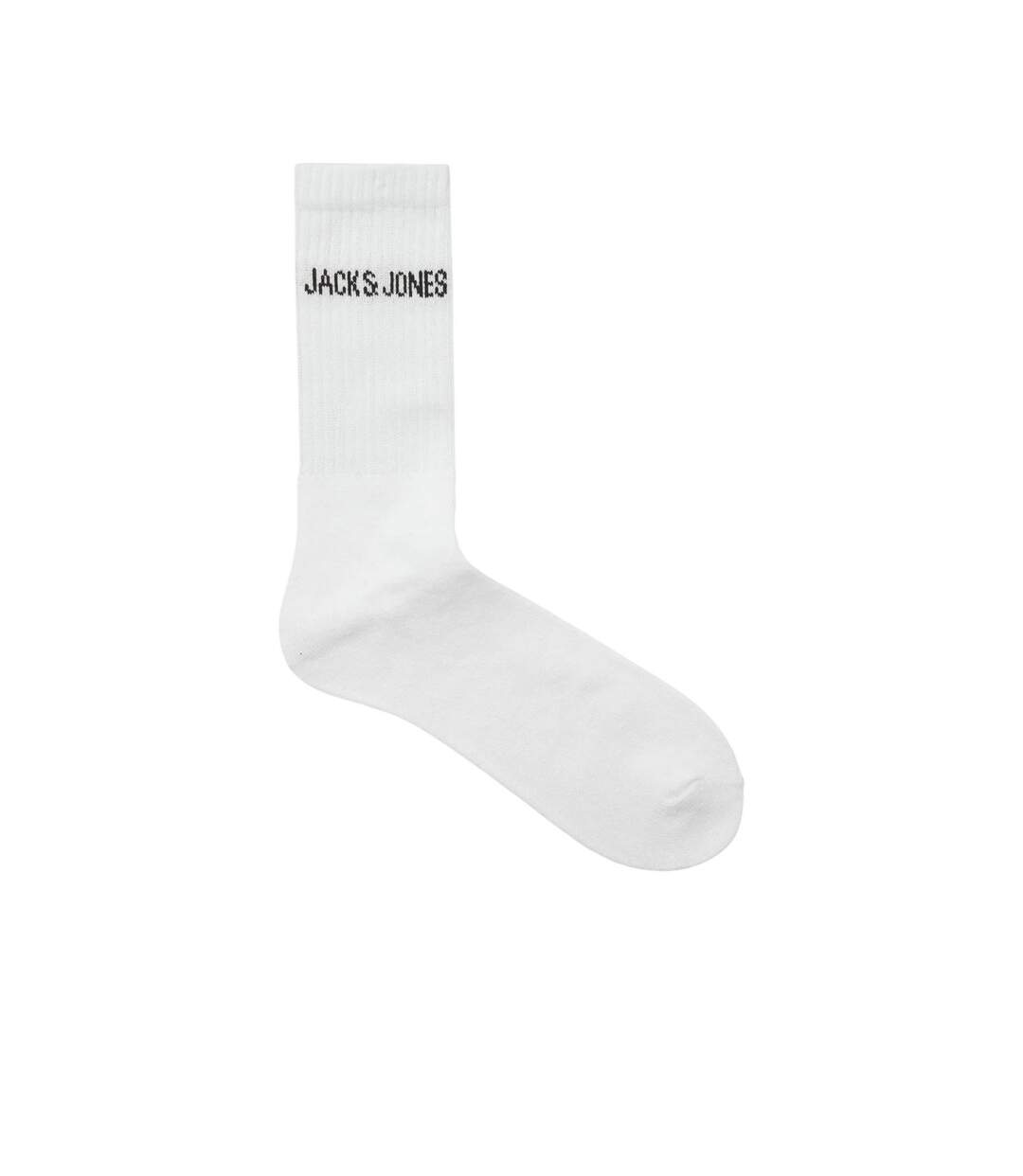 Lot De 2  Chaussettes Motif/style Logo Basic Homme Blanc Jack And Jones-2