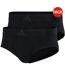 Lot De 2  Slips Motif/style Uni Homme Noir Adidas-2