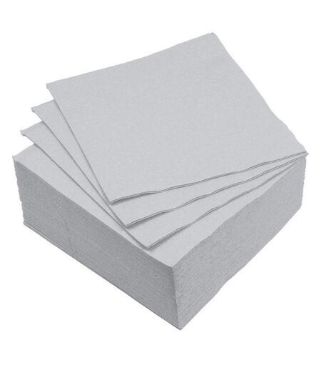 Lot de 40 Serviettes en Papier Vitamine 25x25cm Gris
