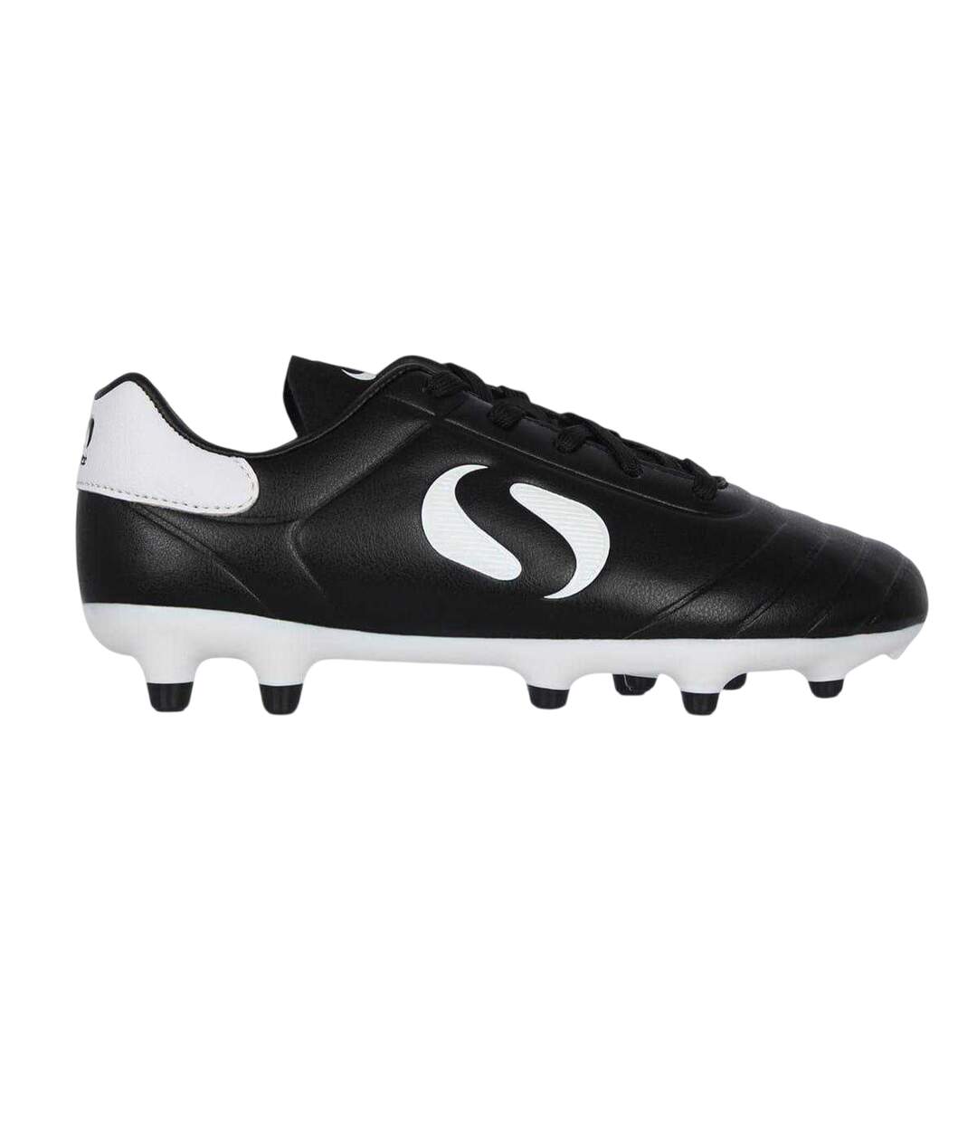 Chaussures De Foot Pour Terrain Ferme Strike Homme Noir Blanc Sondico-2