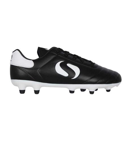 Chaussures De Foot Pour Terrain Ferme Strike Homme Noir Blanc Sondico