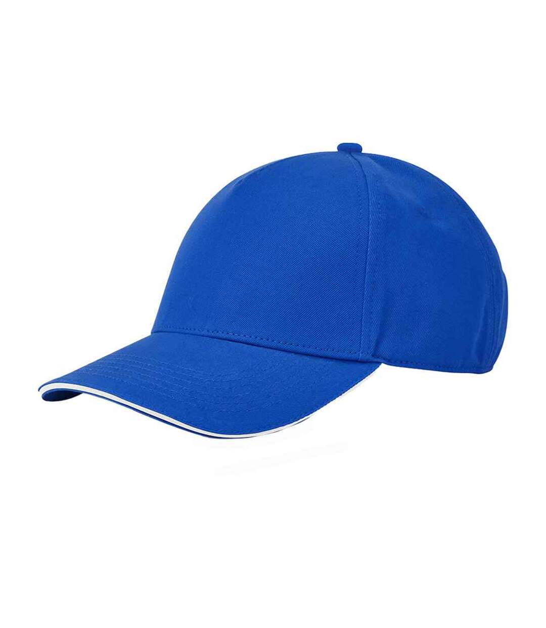 Casquette De Baseball Earthaware Classic Bleu Roi Vif Blanc Beechfield-2